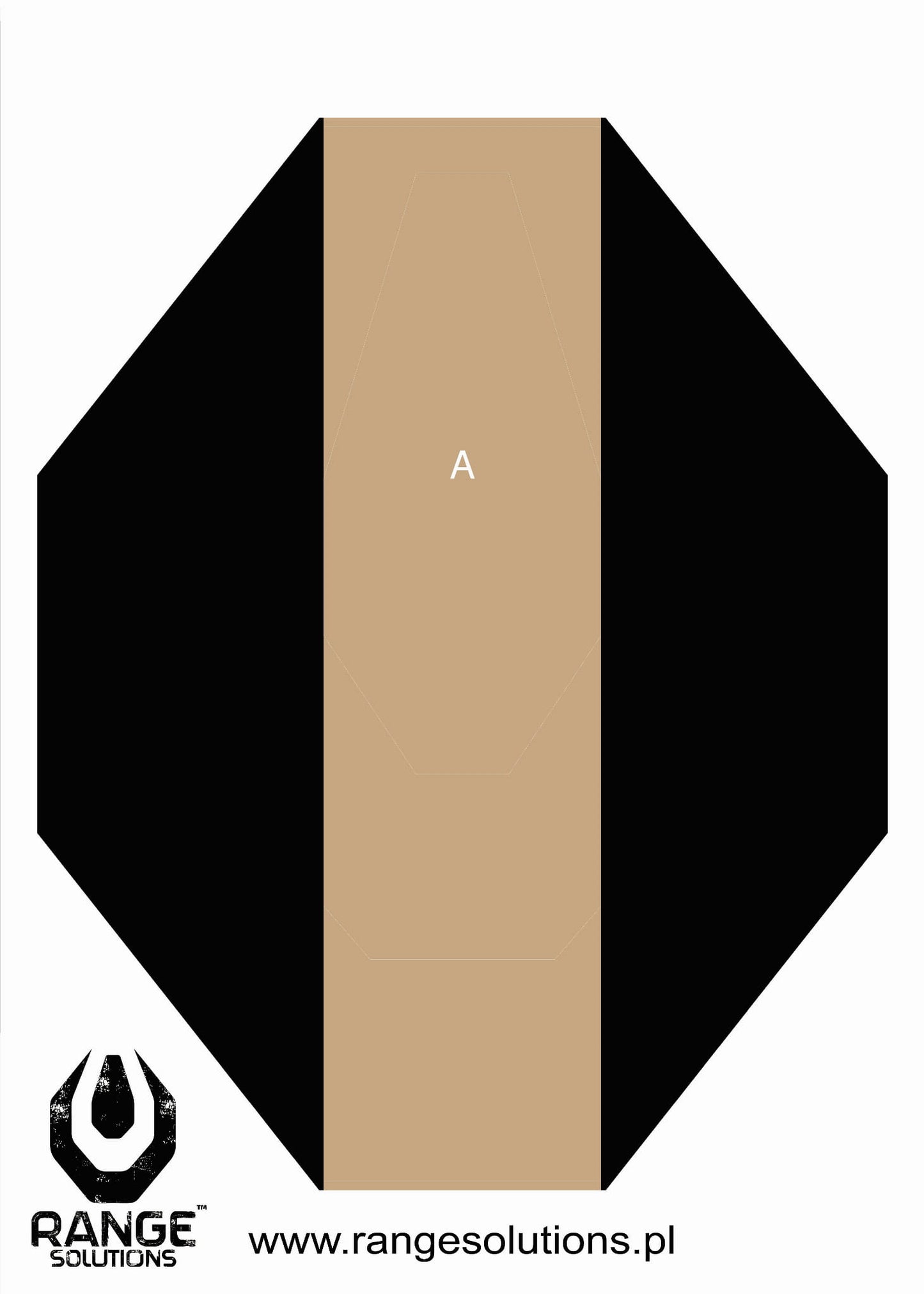 IPSC Hard Cover 1 Shooting Targets 50pcs