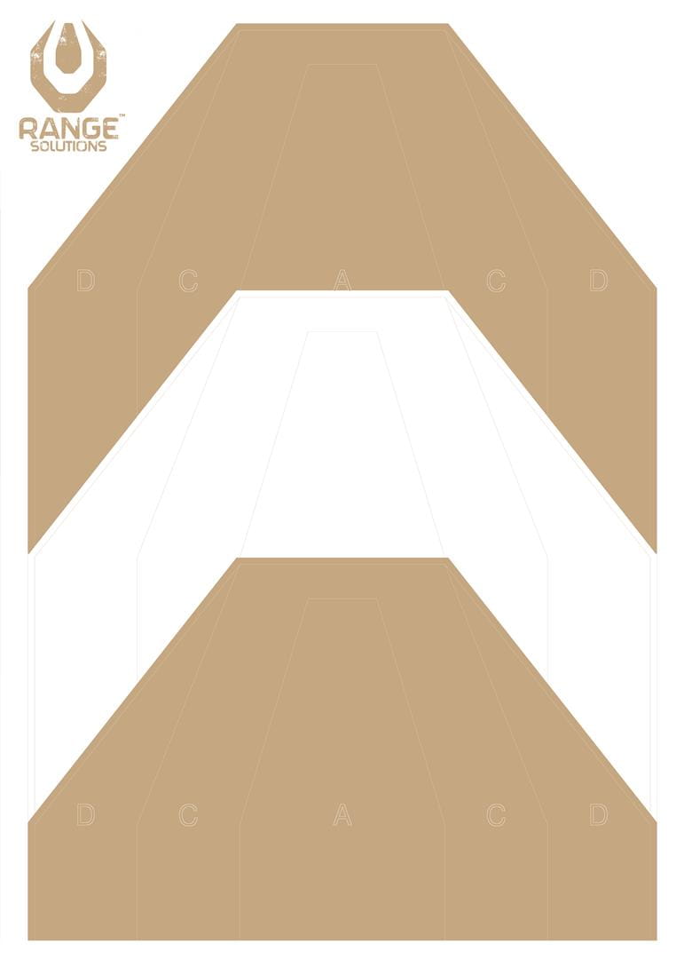 IPSC PT Shooting Targets 50pcs
