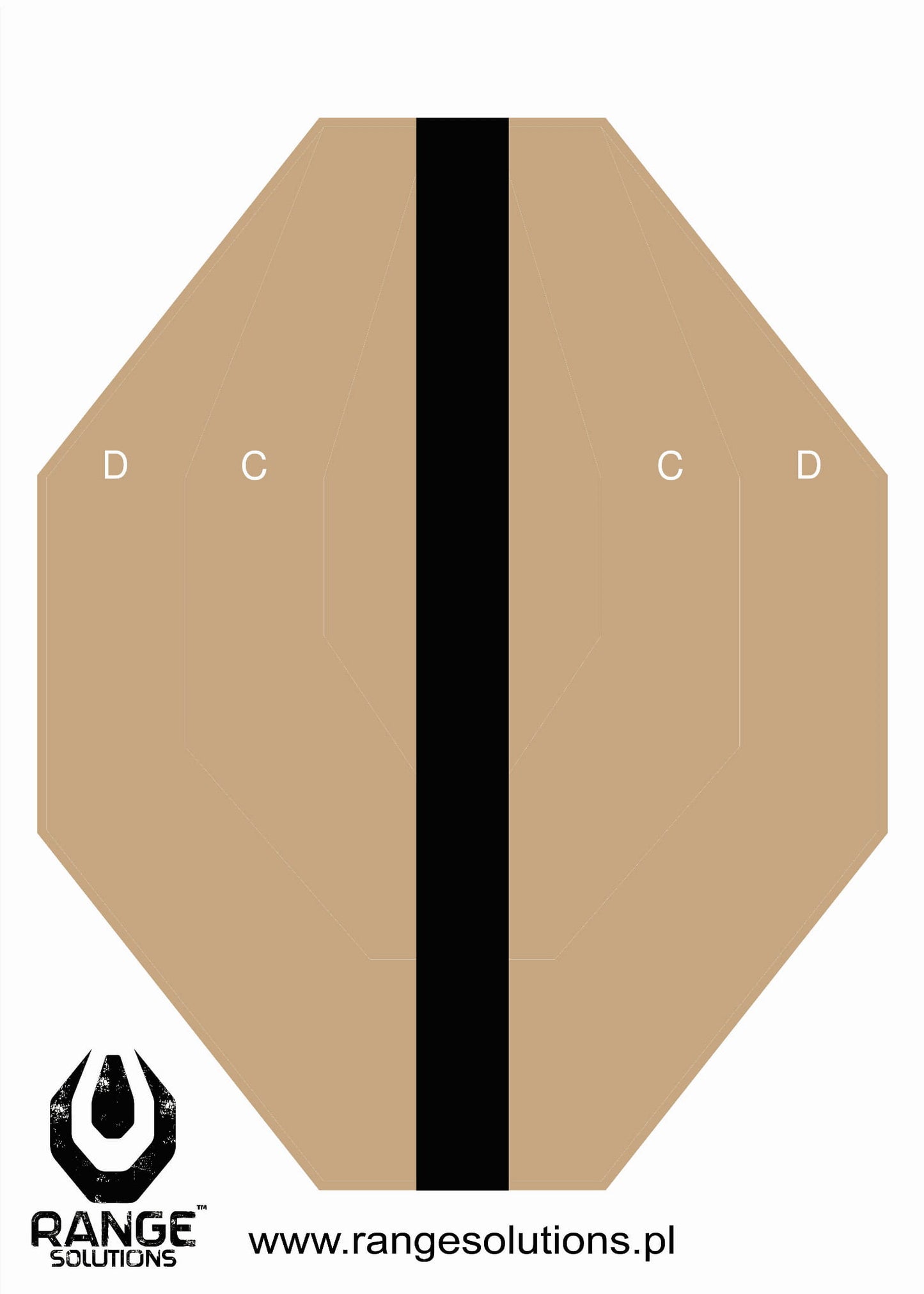 IPSC Hard Cover 2 Shooting Targets 50pcs