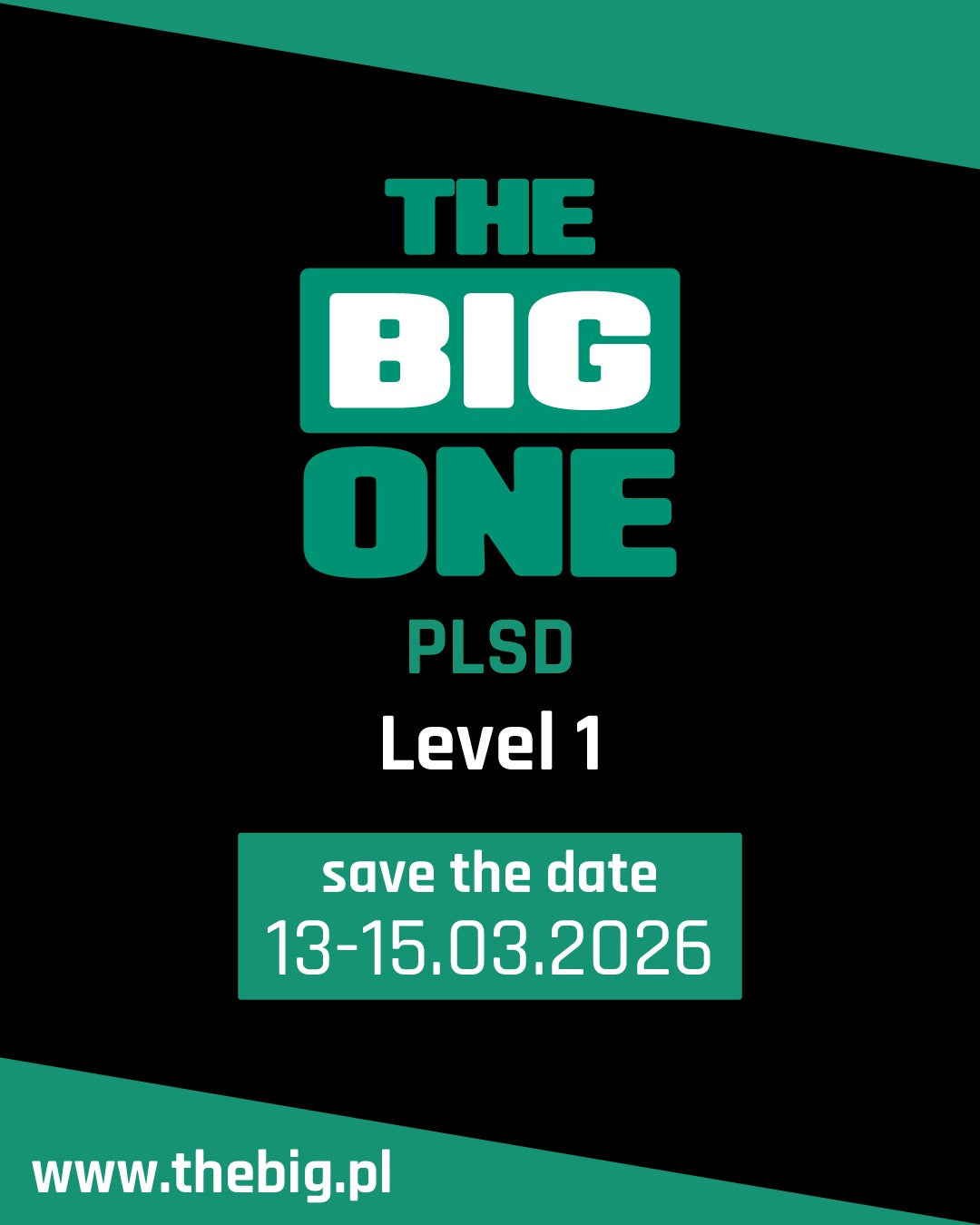 THE BIG ONE - IPSC Level 1 PLSD Rejestracja na zawody 13-15.03.2026
