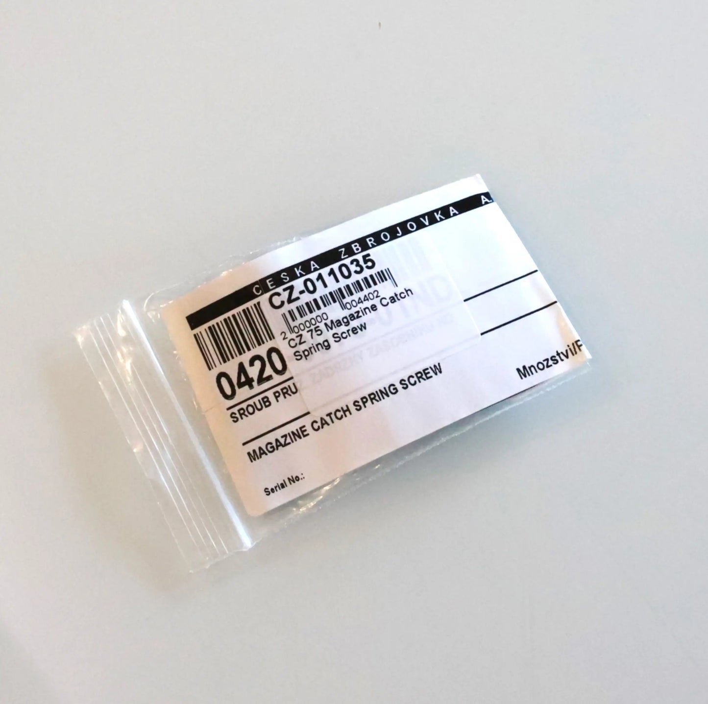 CZ 75 Magazine Catch Spring Screw