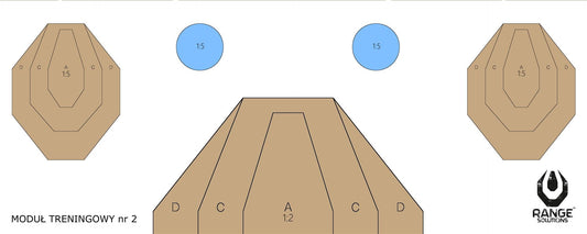 Tarcze Strzeleckie Drill-2 50szt