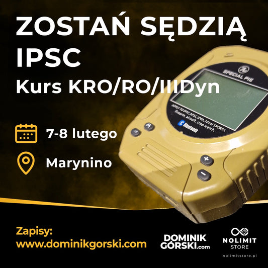 Kurs sędziego strzelectwa sportowego w zakresie strzelań dynamicznych.