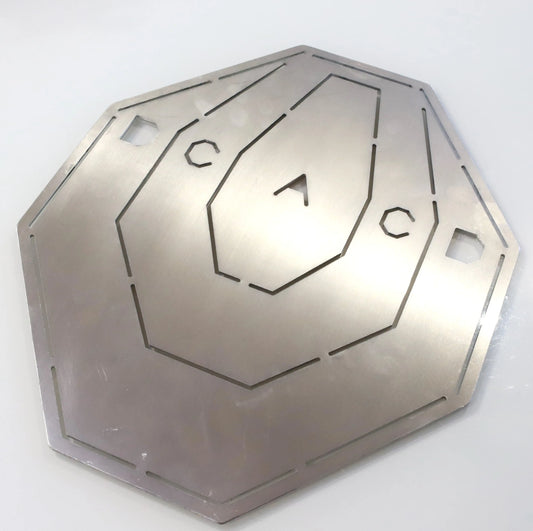 762 Aluminiowy szablon - mini IPSC